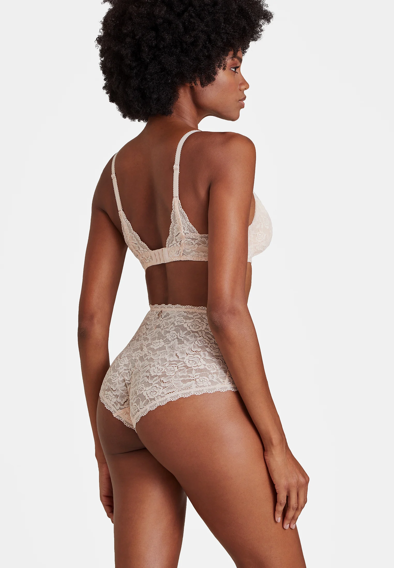 ROSESSENCE - Soutien gorge plunge foulard | Rose
