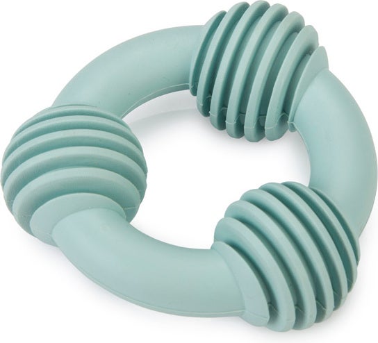 Beeztees hondenspeelgoed bijtring Dental puppy groen D 8 cm