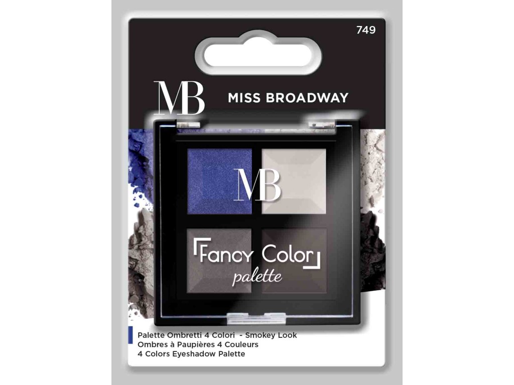 SOMBRA MB MILANO PALETTE 4 CORES BLUE