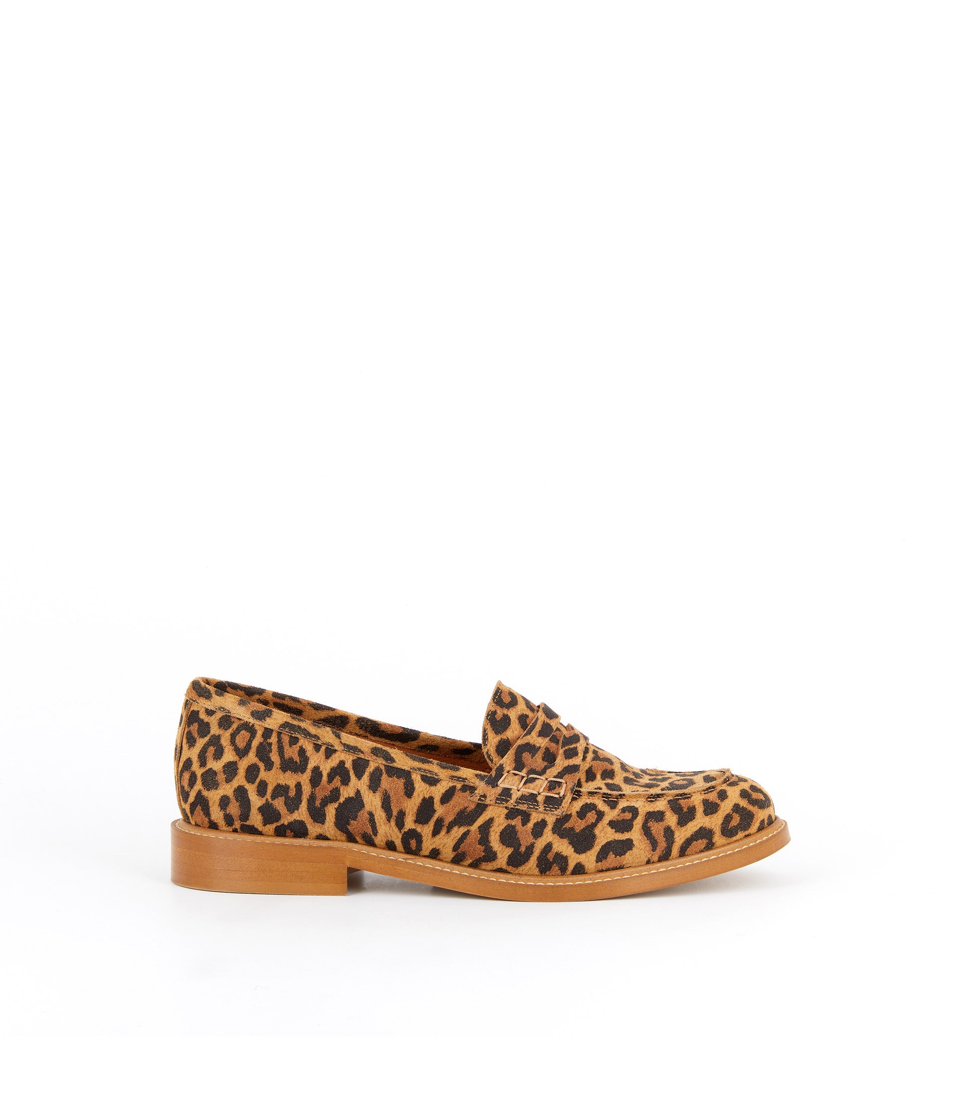 Mocassins motif léopard Angella