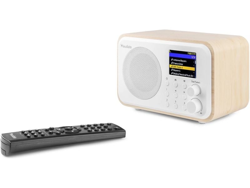 Audizio DAB  Radio Vicenza Weiss DAB  Radio mit Akku, Internet Radio und Bluetooth