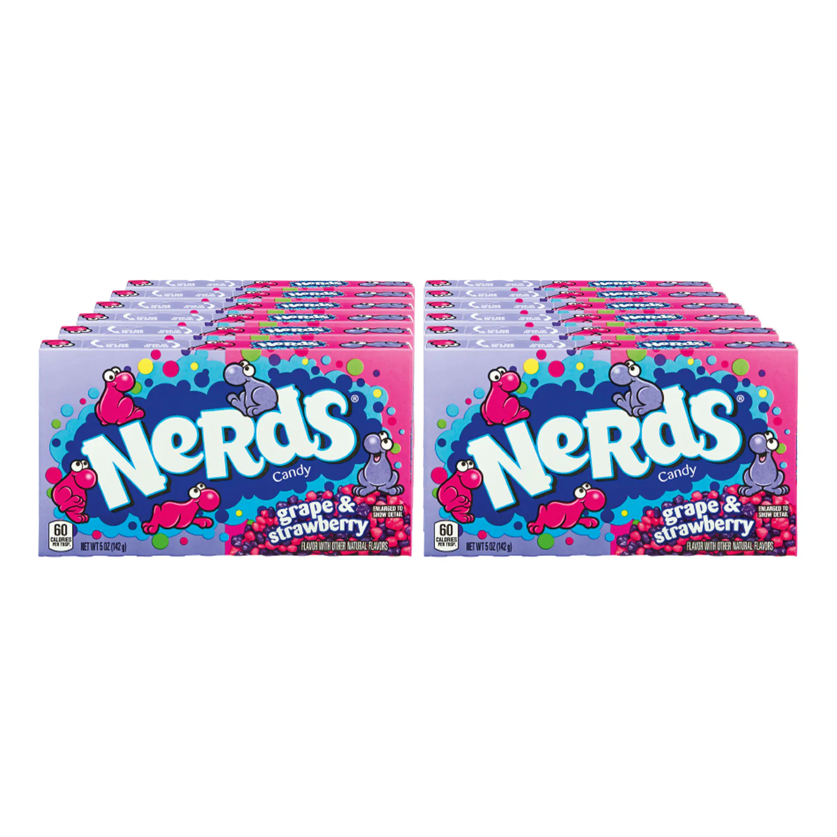 Nerds Candy Grape & Strawberry 141 g, 12er Pack