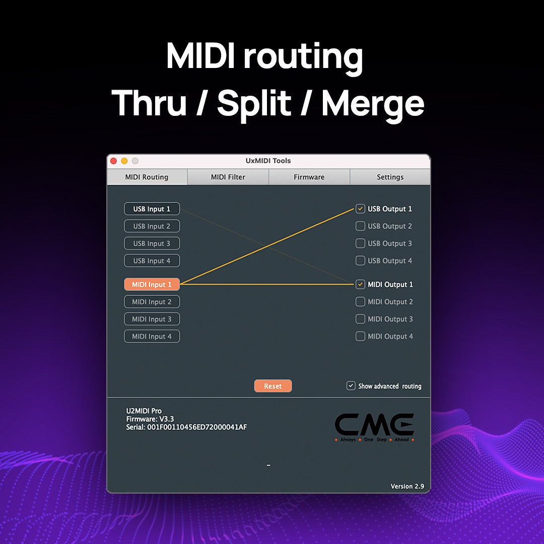 CME U2MIDI Pro MIDI interface