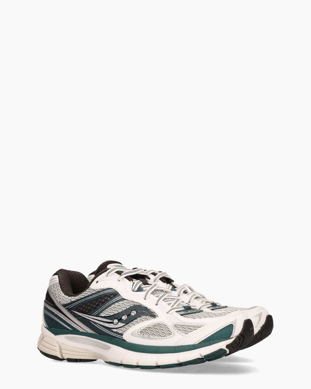 Saucony ProGrid Guide 7 Wit/Groen Damessneakers