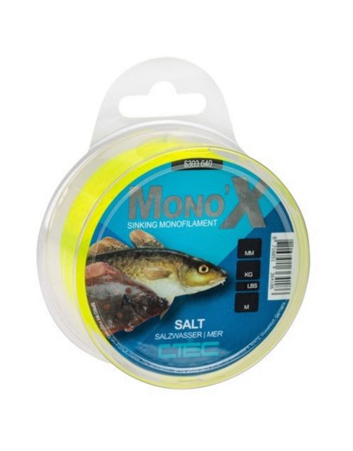 C-Tec Mono X Salt Yellow 0.45mm\/13.0kg 250m - Vislijn -