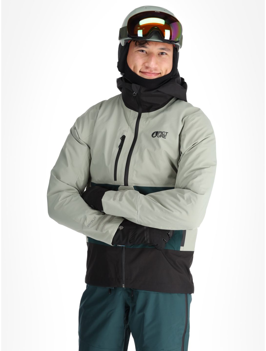 Broader 3L hardshell ski-jas heren