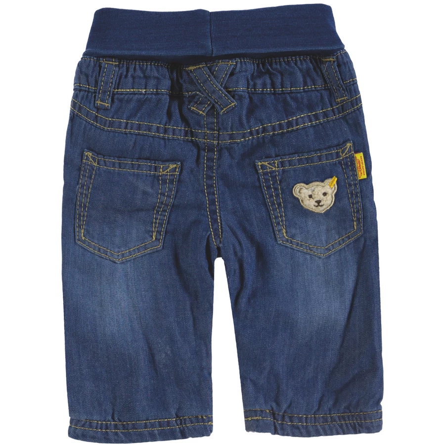 Steiff Boys Jeans, dark blue denim