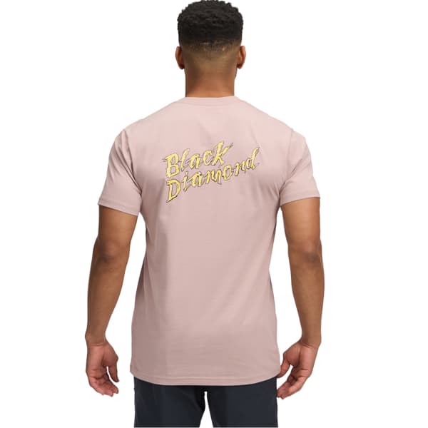 T-shirt escalade BLACK DIAMOND SHREDDED SS TEE PALE MAUVE