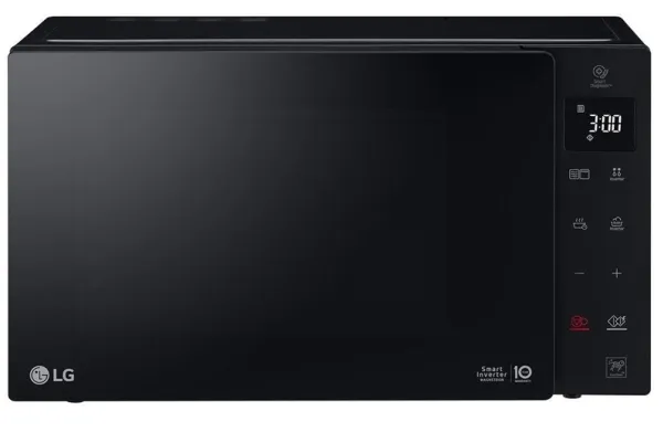 LG NeoChef MH6535GIS - Mikrobølgeovn med grill - 25 liter - 1100 W - sort