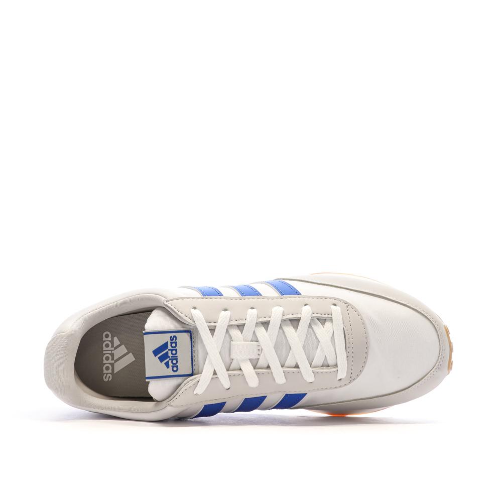Adidas Baskets Blanc/Gris Homme Adidas Run 60s 3.0
