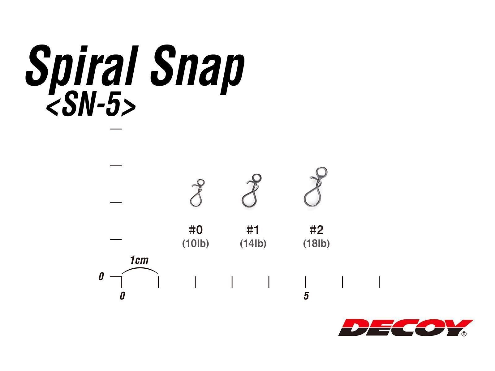 DECOY Spiral Snap - Gr. 2 (8.1kg / 18 lb)