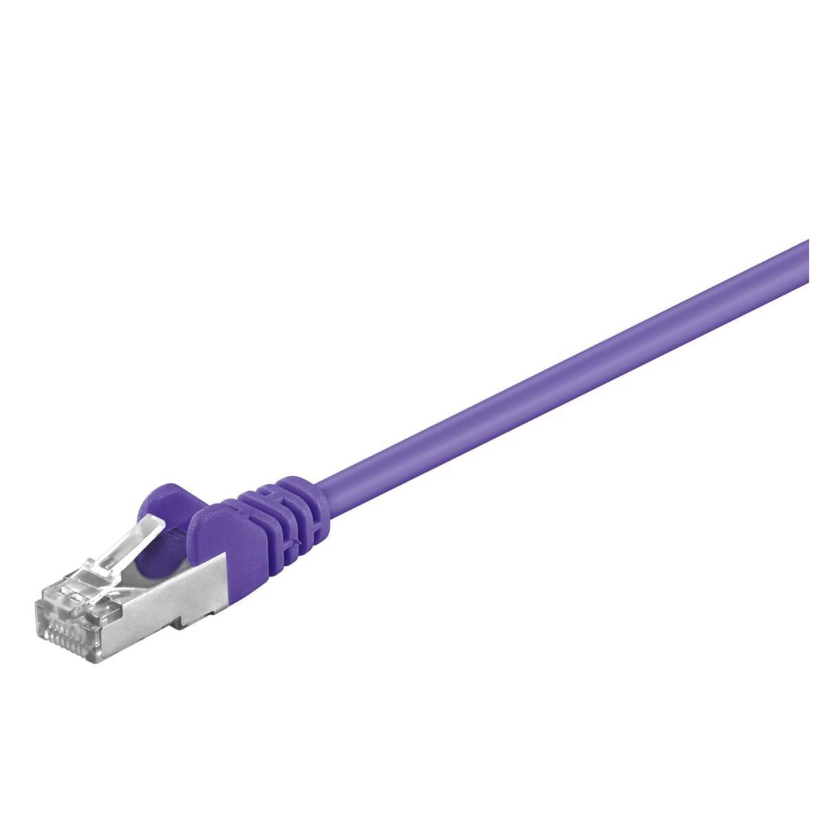 Goobay CAT 5e patchkabel, SF/UTP, fiolett