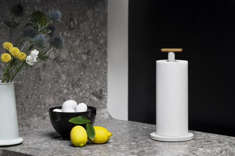 Alessi Mattina keukenrolhouder rood