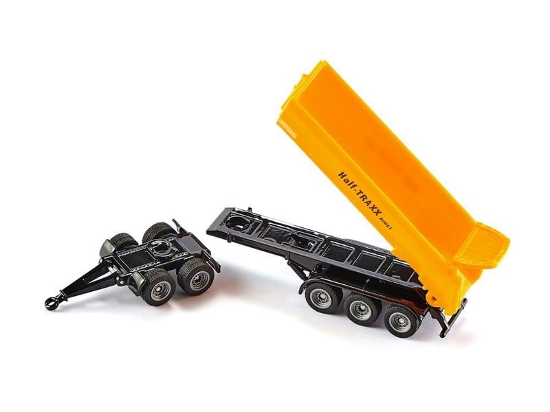 Siku Traktor JCB 8250 Fastrac mit Dolly und Kippmulde 1:87 H0 JCB Fastrac mit Anhänger