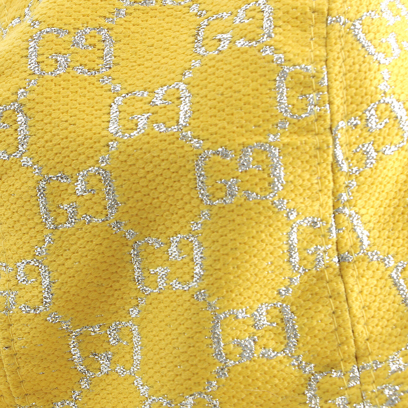 Gucci Chapeau en Laine & tweed jaune Etat: Neuf