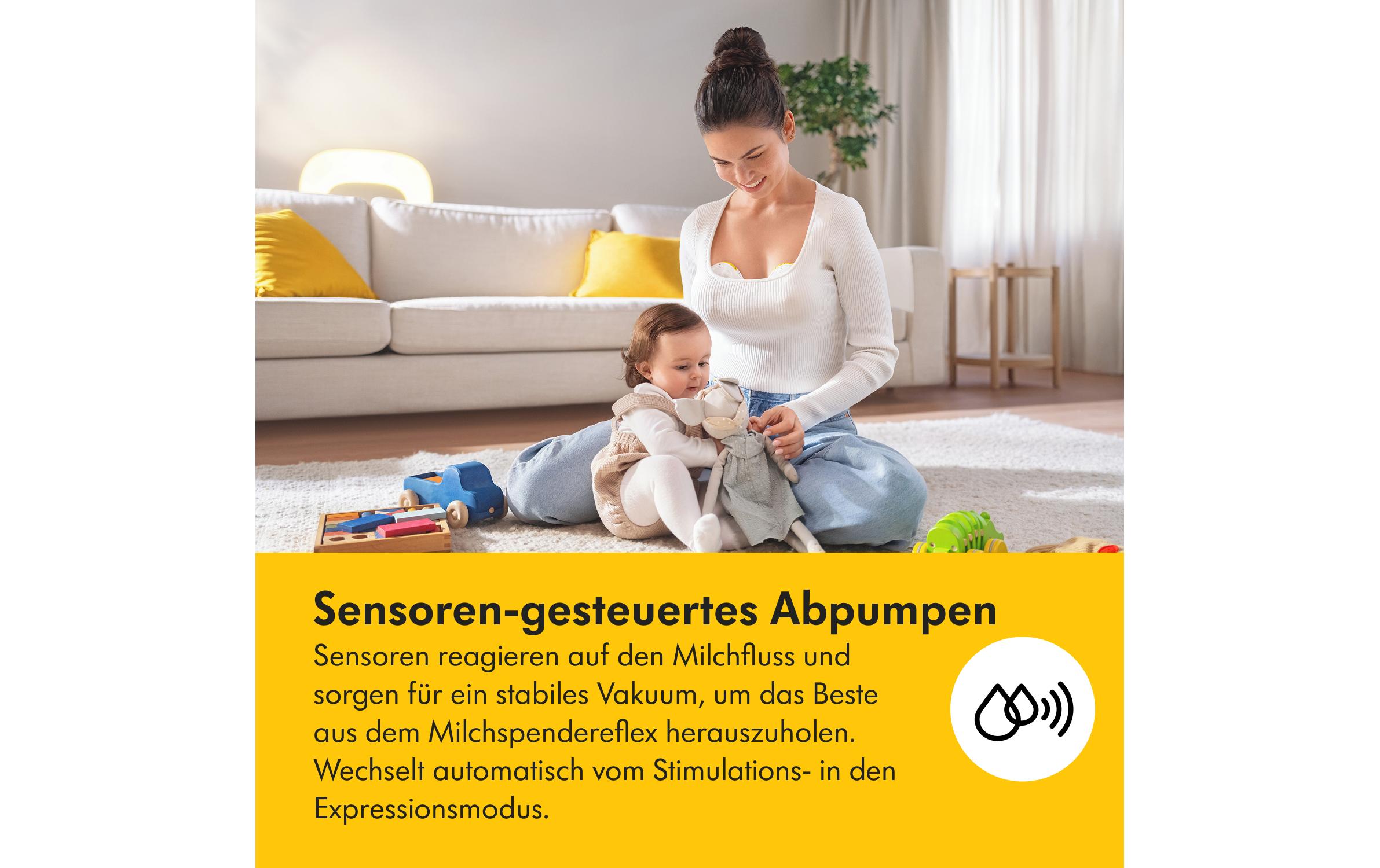 Milchpumpe Magic InBra doppel Elektrisch<br>Tragbare Doppelmilchpumpe
