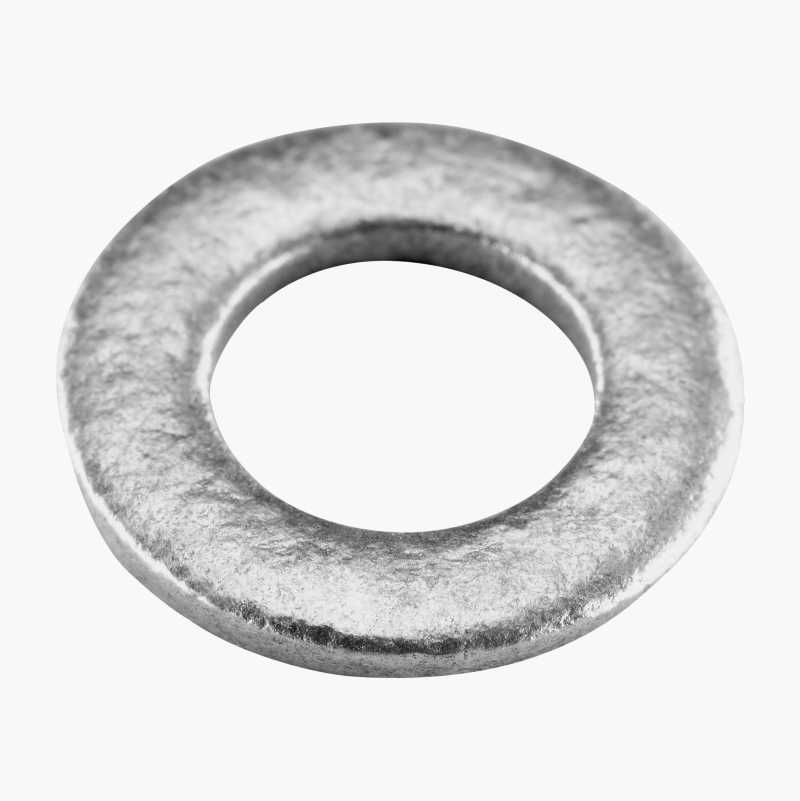 Rund skive M6 x 12 mm, varmforsinket, 25 stk.