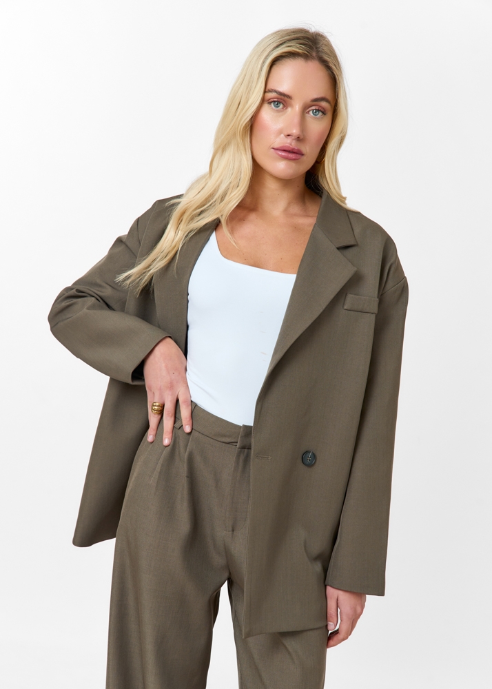 Amy blazer donkergroen