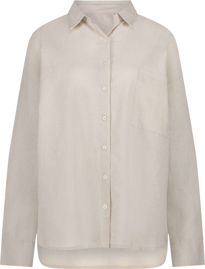 Hunkemöller Jacket LS Linen Almond peach