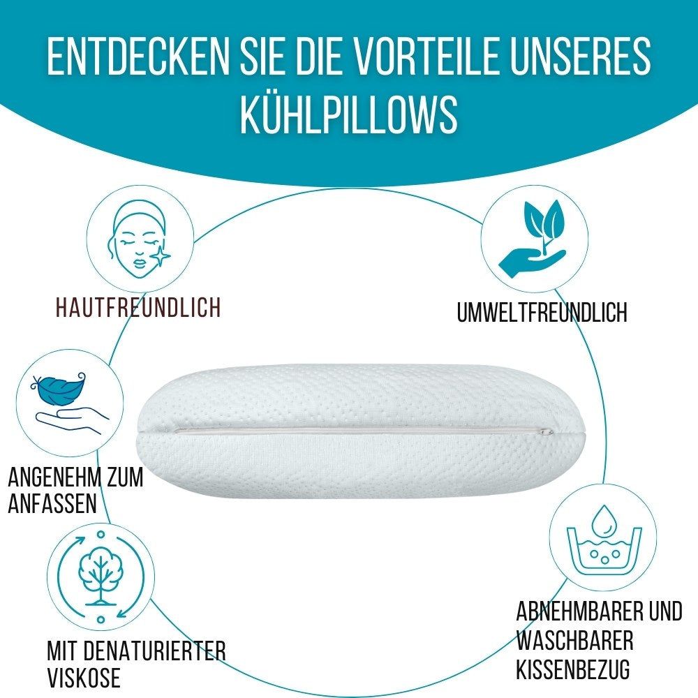 INPHYSIO Kissen mit kühlendem Gel-Infusion ClimaConfort ICE