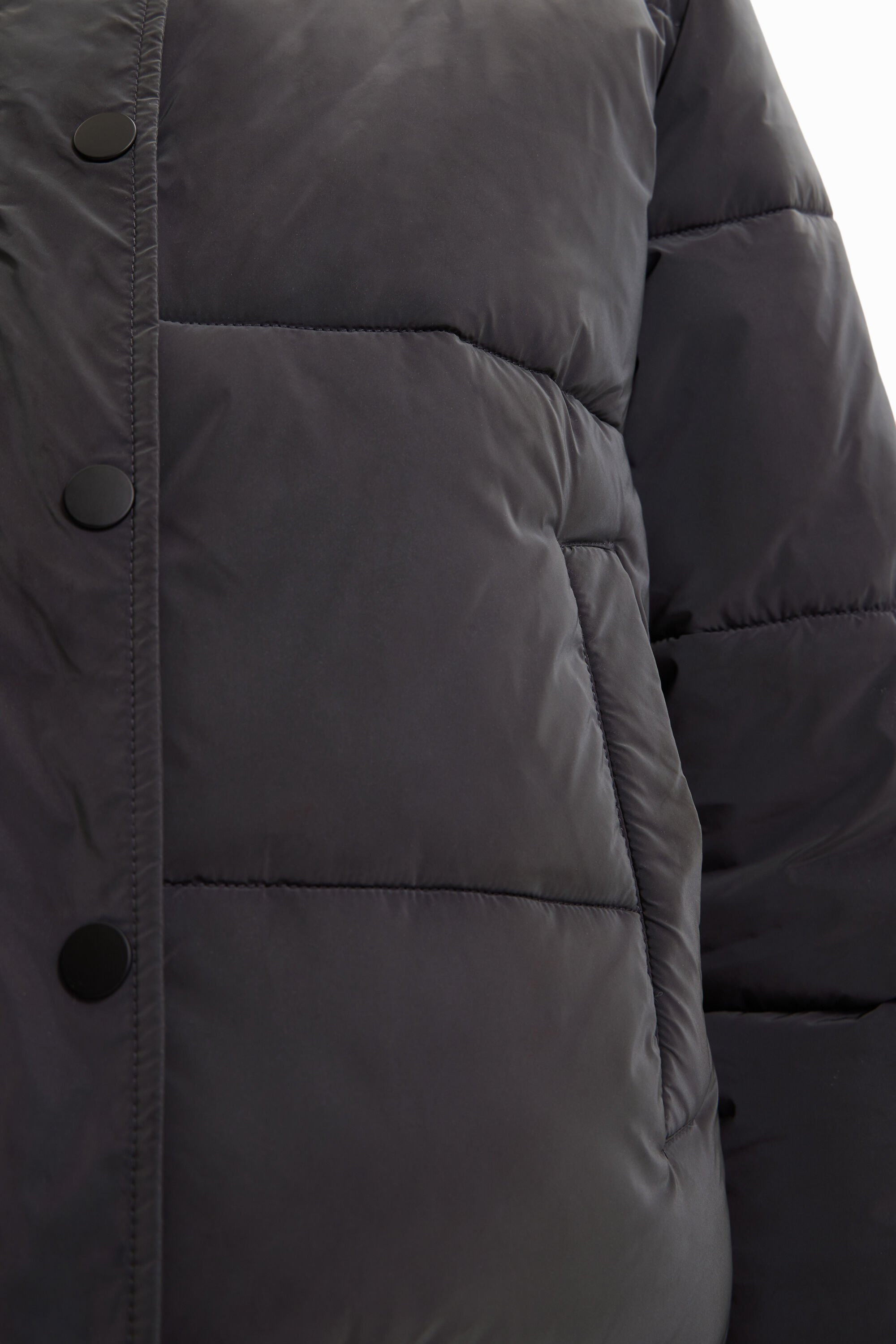 Blouson court matelassé moiré
