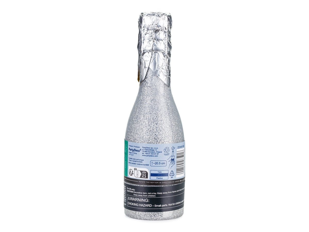 Zilveren Confetti Kanon Champagne 20,5cm
