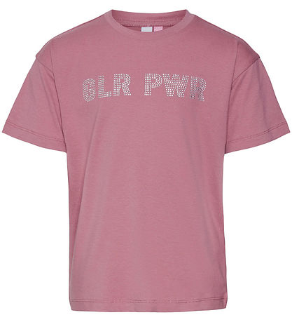 Vero Moda Girls T-shirts - VmStudy - Mesa Rose/Sølver Rhine Ston