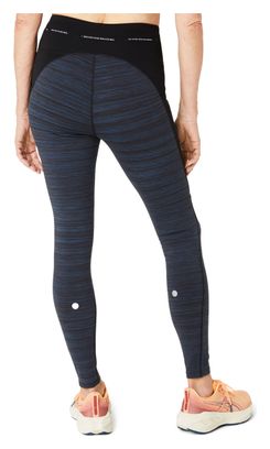 Collant long Asics Nagino Run Bleu/Noir Femme