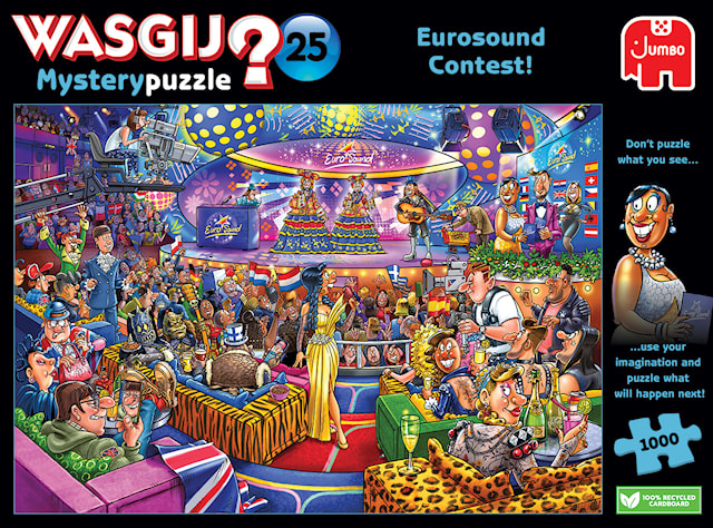 Wasgij Mystery 25 Eurosong contest Puslepill 1000 brikker, Jumbo