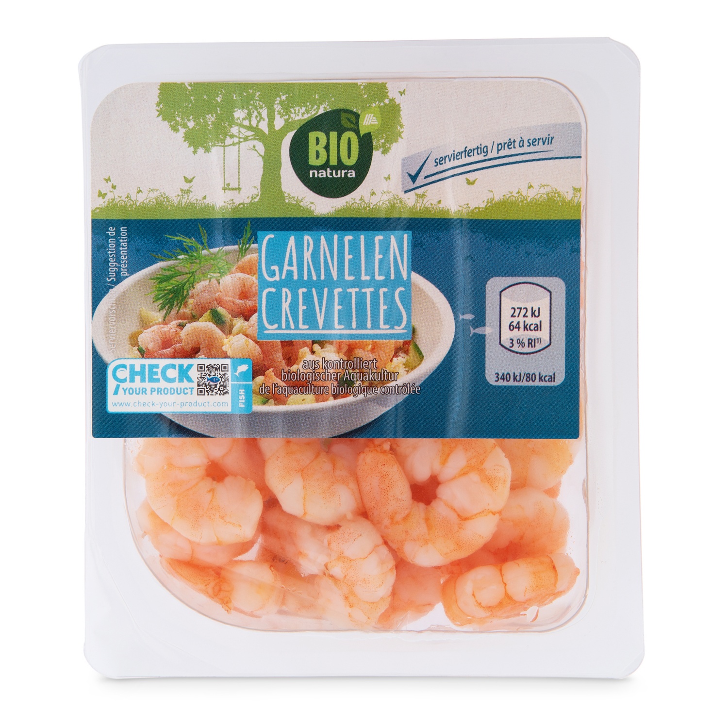 BIO NATURA BIO-Garnelen 80 g