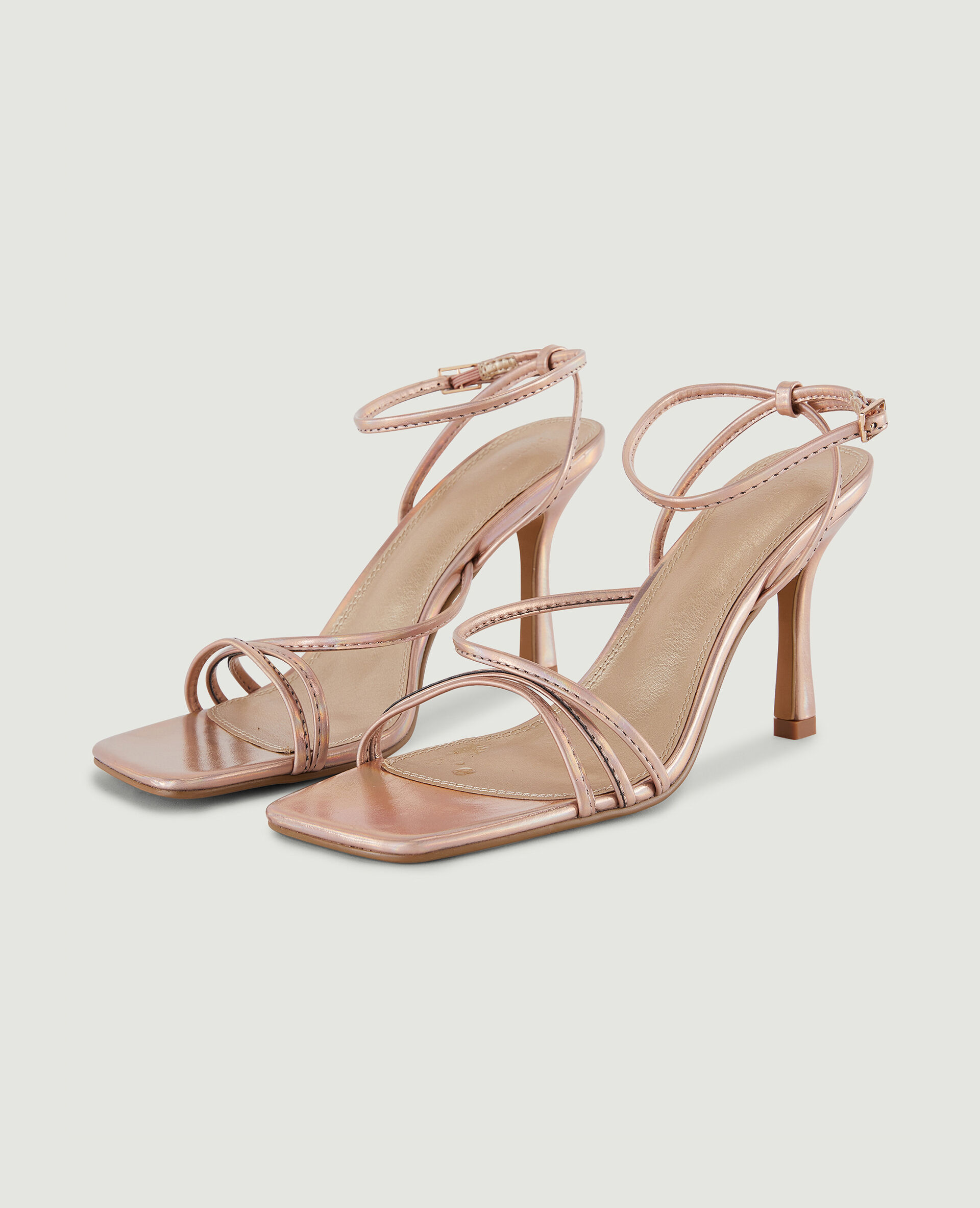 Sandales à talon - Rose clair