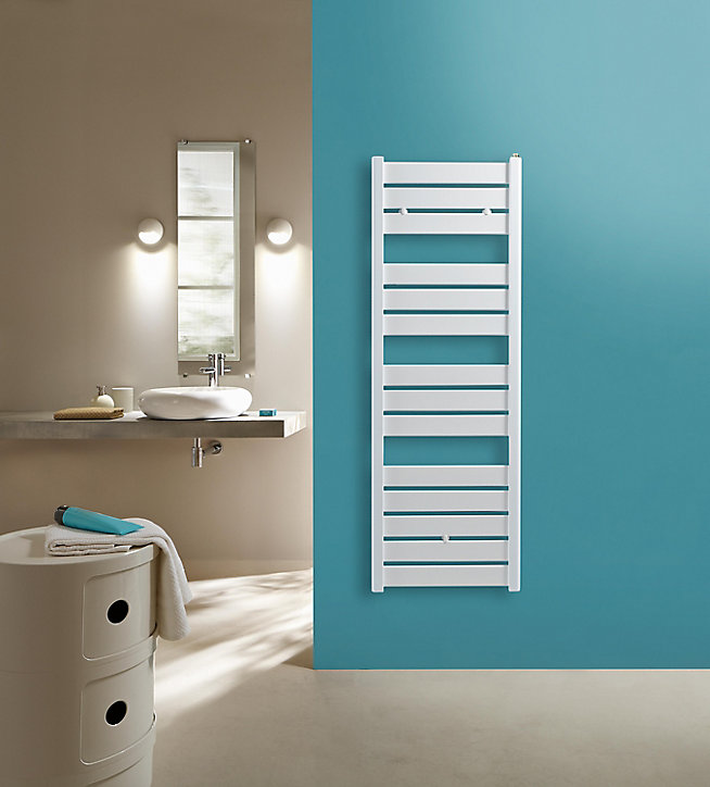 Radiateur sèche-serviettes eau chaude Acova Madras blanc 625W