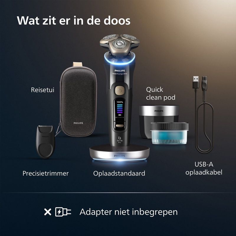 Philips - i9000 Prestige Ultra - Elektrisch Scheerapparaat - Zwart