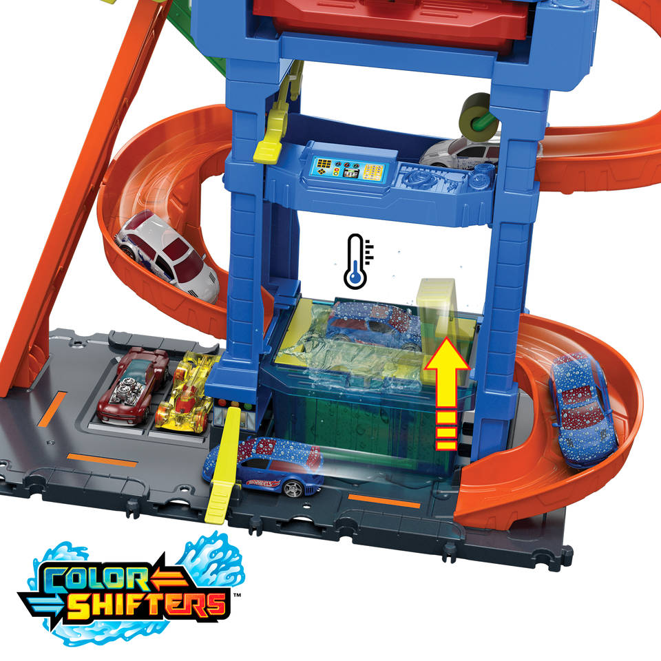 Hot Wheels City Tunnel Twist Car Wash racebaan
