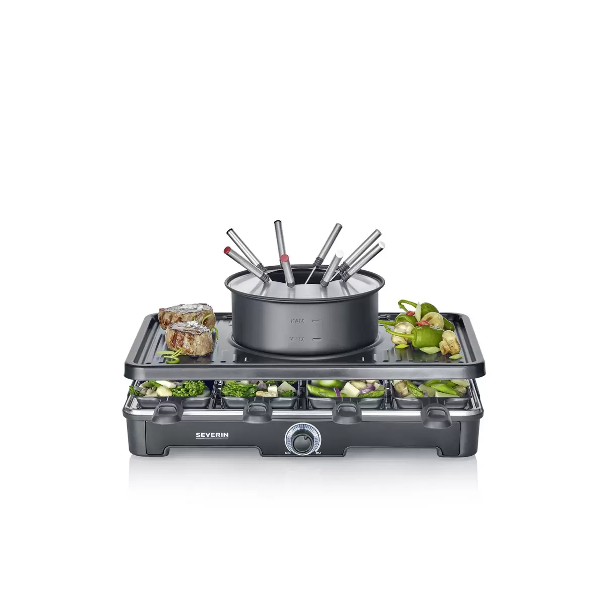 Raclettegrill Severin RG2347 Schwarz