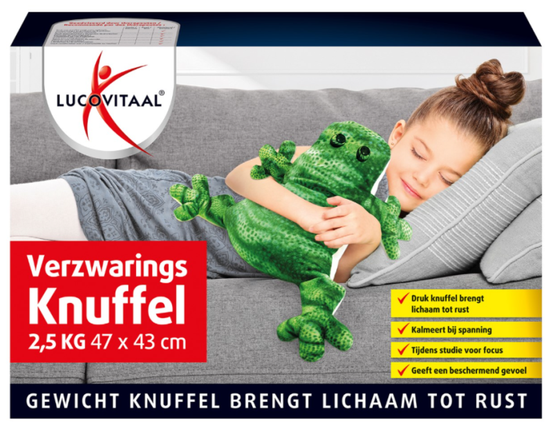 Lucovitaal Verzwaringsknuffel 1 stuk