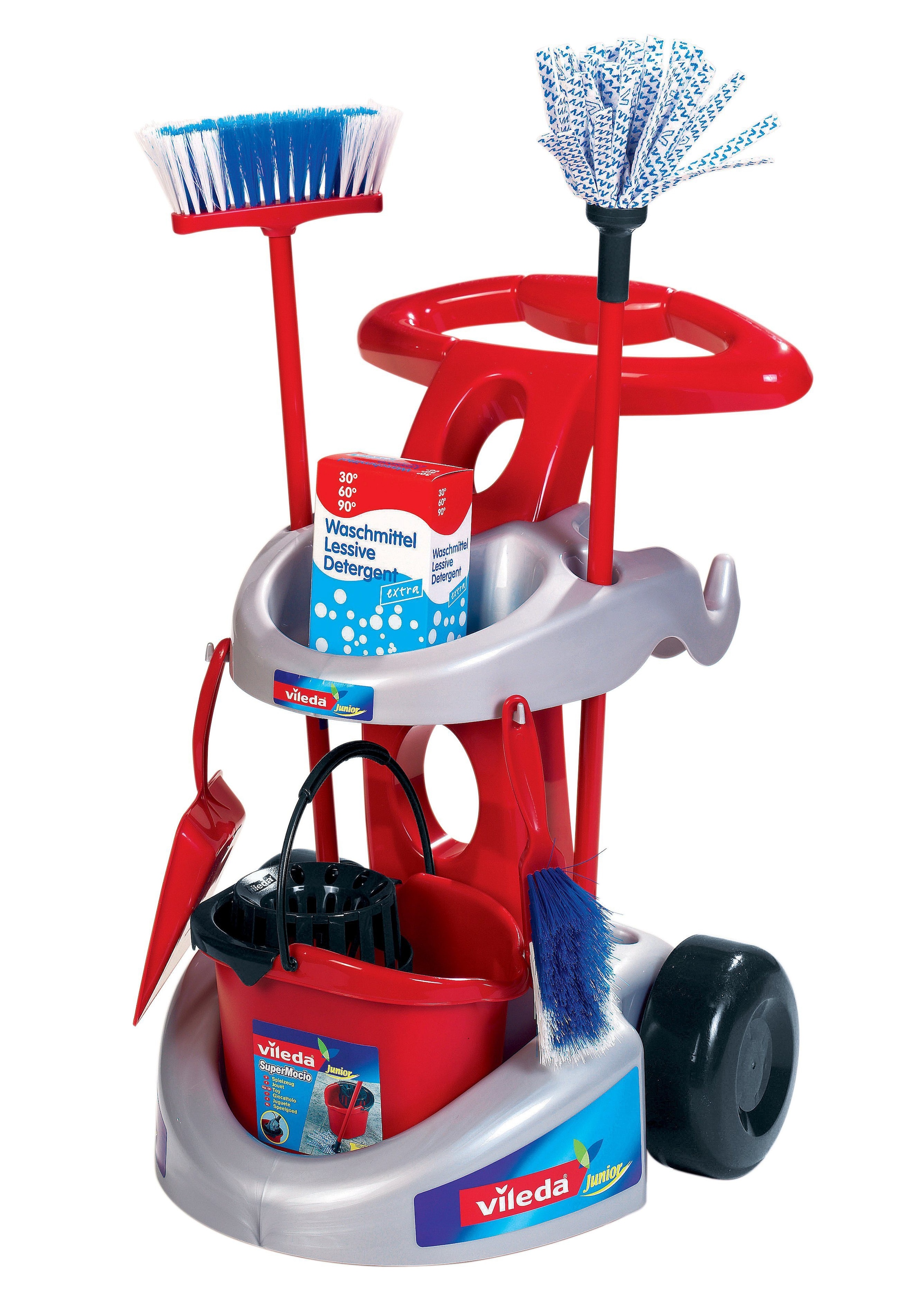 Klein Kinder-Besenwagen Eimer mit Aufsatz, Made in Germany