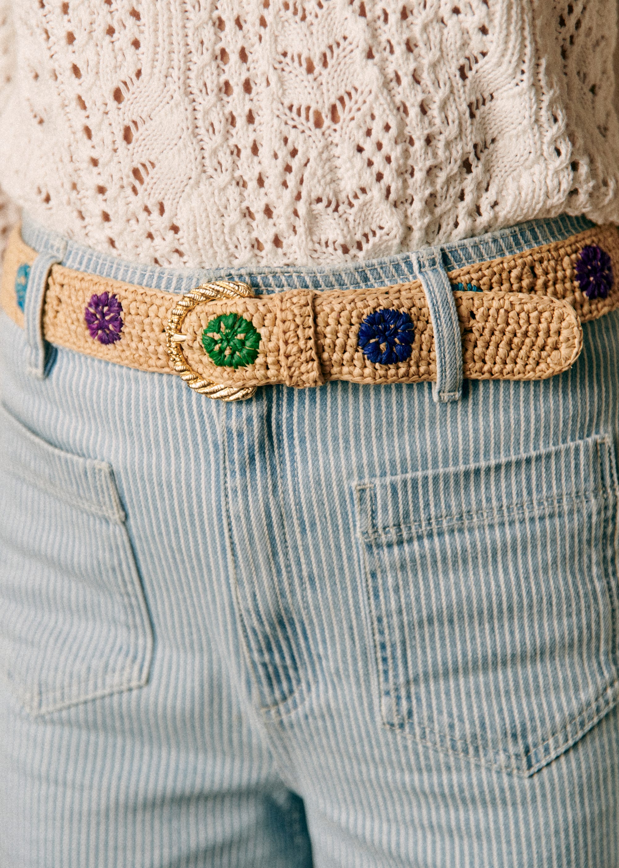 Ceinture Thelma - Fleurs multi - E-SHOP/CEINTURES 5905878