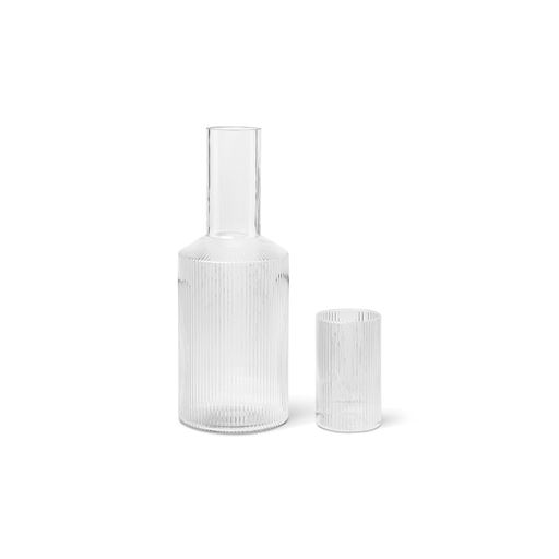 ferm LIVING Ripple Karaffel, Klar, 1 L