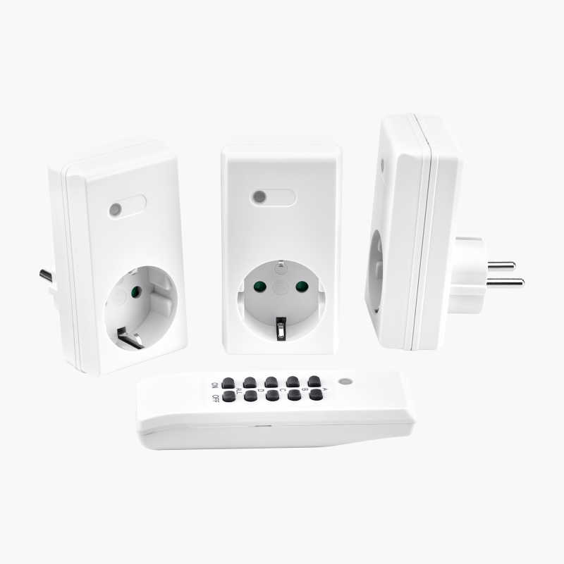 Fjernstrømbryter, mini, 3-pk.