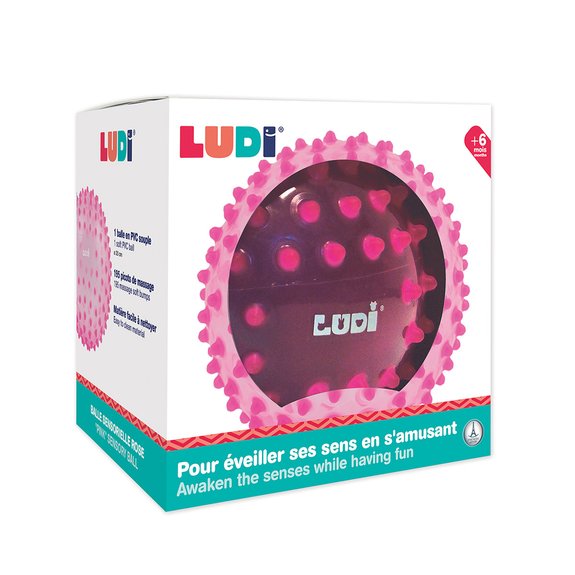 Balle sensorielle rose