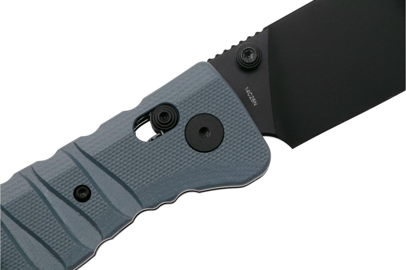 QSP Knife Ripley QS160-B2 Black 14C28N Gray G10, zakmes, Keanu Alfaro design