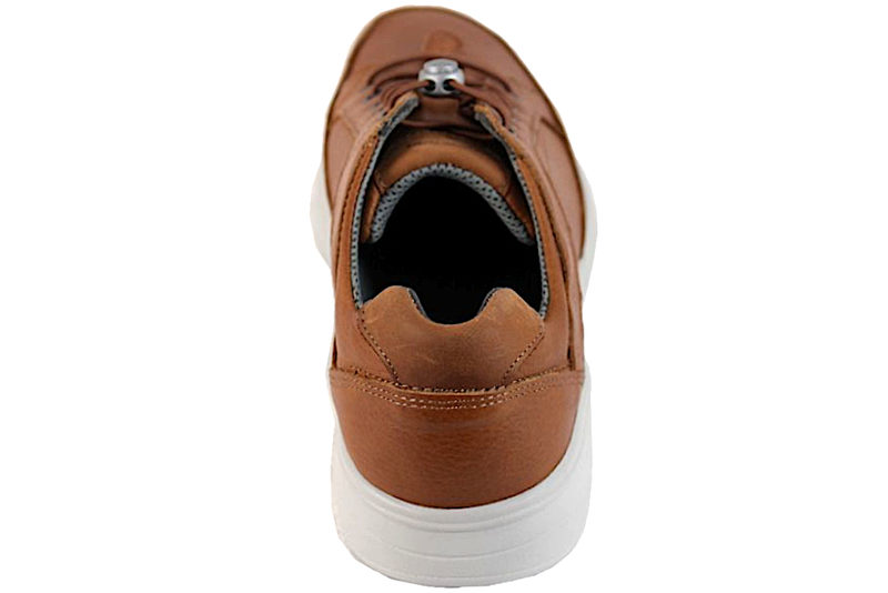 NEW FEET HERRESKO I BRUNT SKIND MED LETLUK