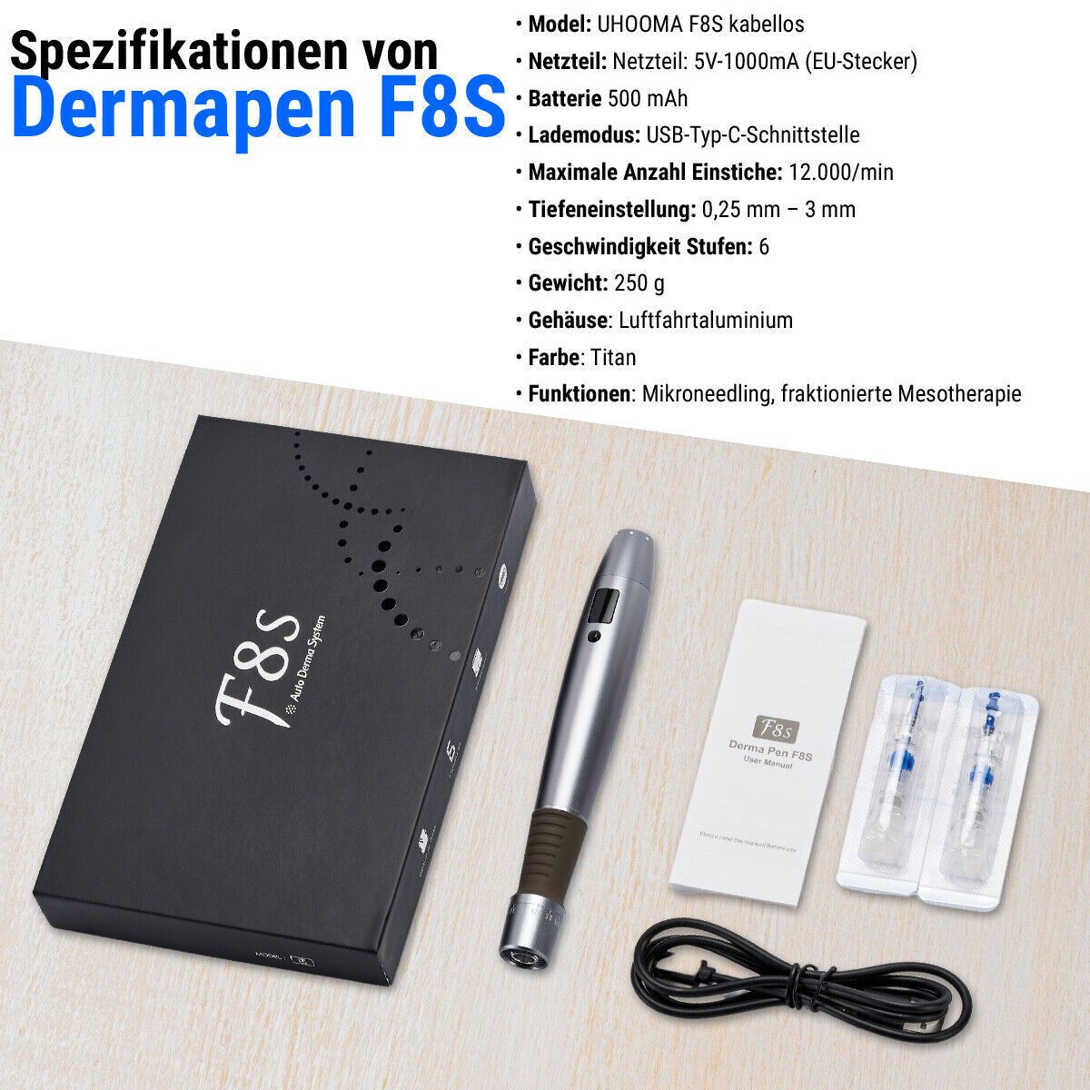 P-beauty Microneedling Nadelpatronen 24pin F8S