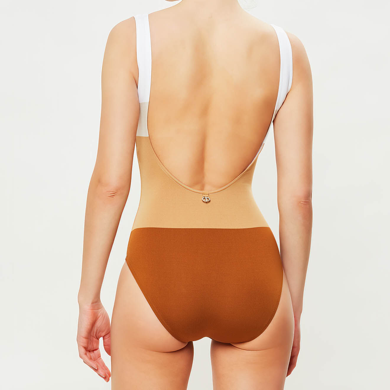 Iodus Maillot de bain 1 Pièce Pantxoa marron/beige/écru