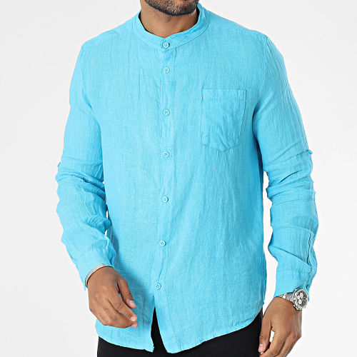 Chemise Manches Longues Bleu Clair