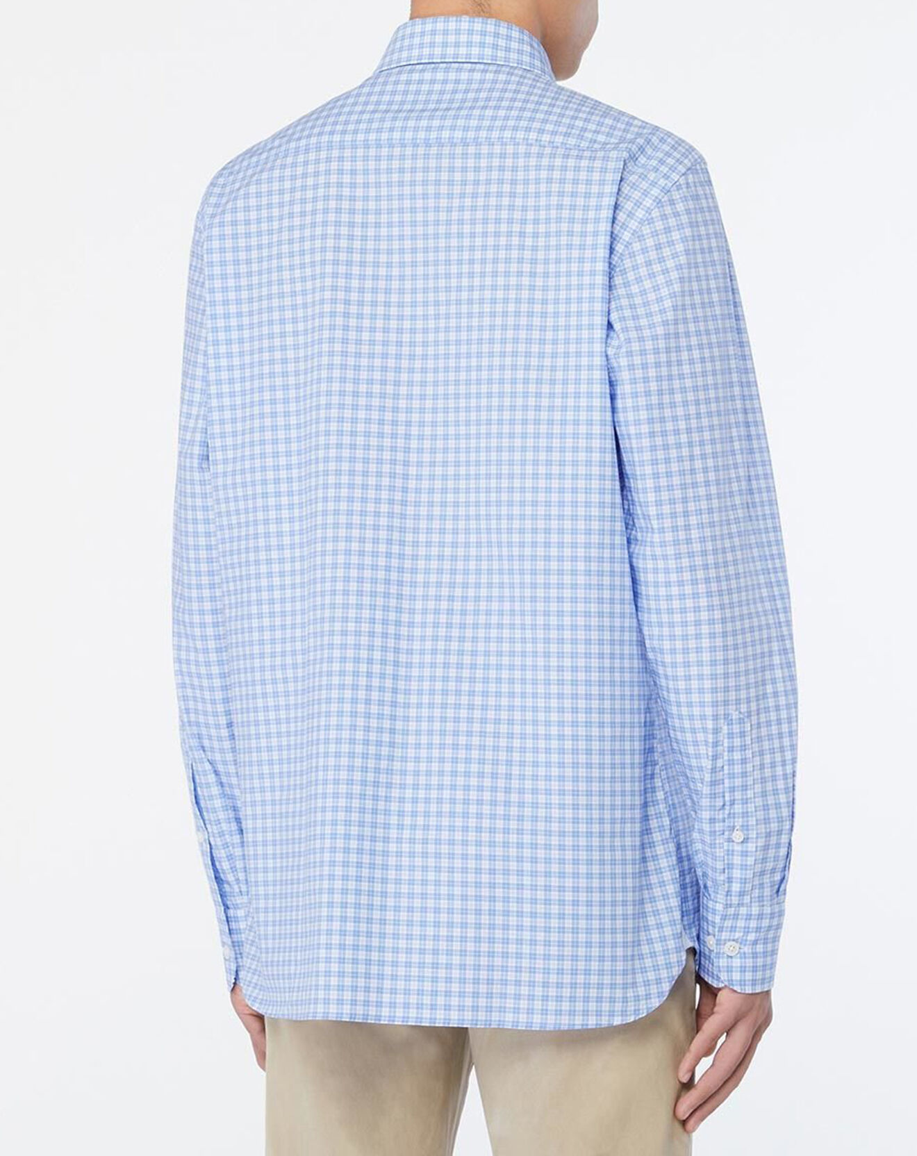 Hackett London Chemise Regular Fit à carreaux bleu ciel