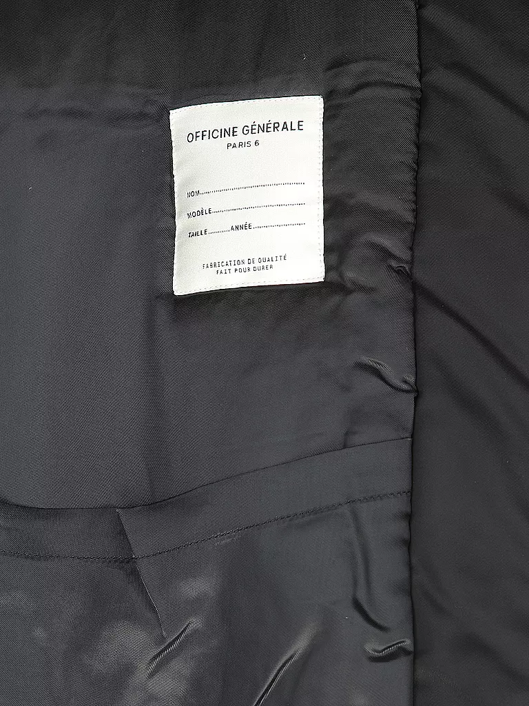 OFFICINE GENERALE Mantel ANETA schwarz