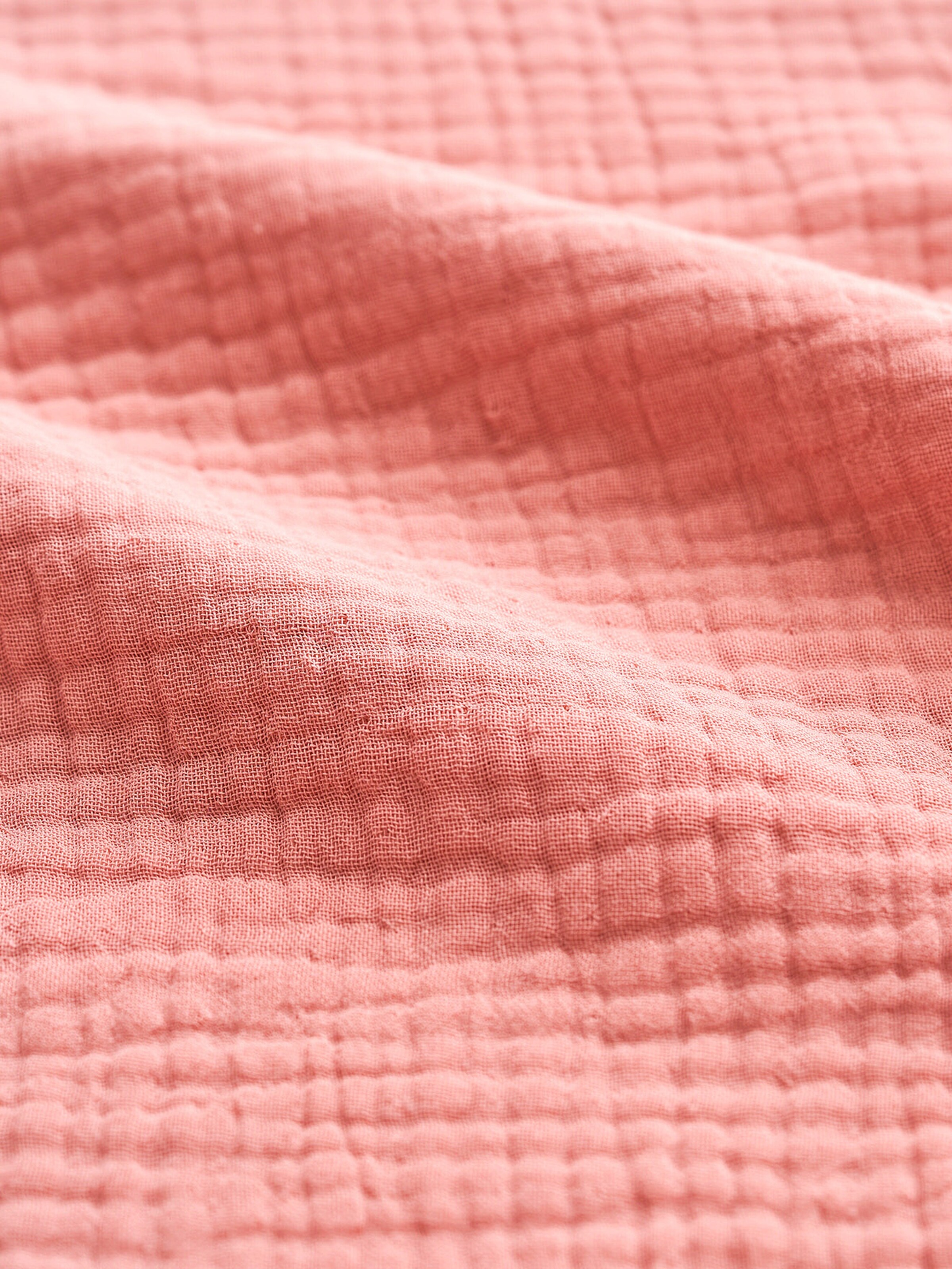 Vertbaudet Bio-Kollektion: Kinder Decke, Musselin rosa