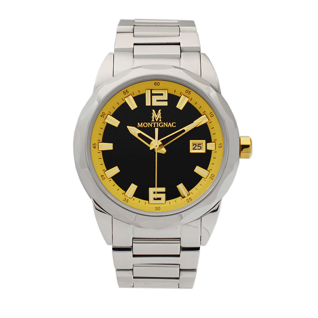 Montre Montignac Bicolore Doré / Noir